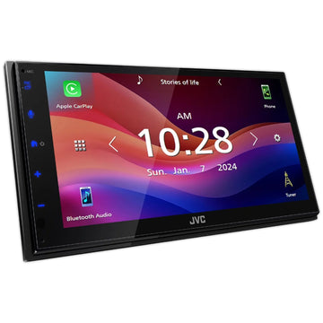 Autoestéreo Pantalla JVC KW-M690BW Wireless CarPlay Android - Audioshop México lo mejor en Car Audio en México -  JVC